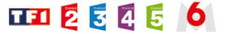Logo TF1, France 2, France 3, 4, 5, M6 TF1, France 2, France 3